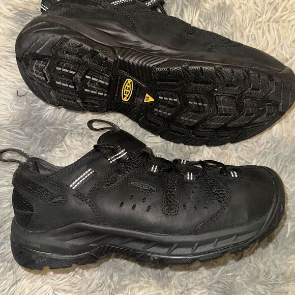 Keen Atlanta Cool II (Steel Toe) men’s size 7 EE Hiking workwear black retails $ - Picture 1 of 8